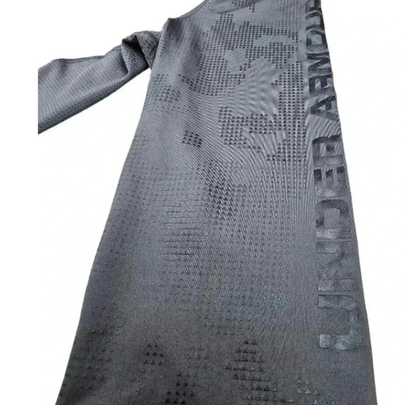 Under Armour HeatGear Fitted 3/4 sleeved shirt charcoal gray #1322105 Large - Picture 3 of 7